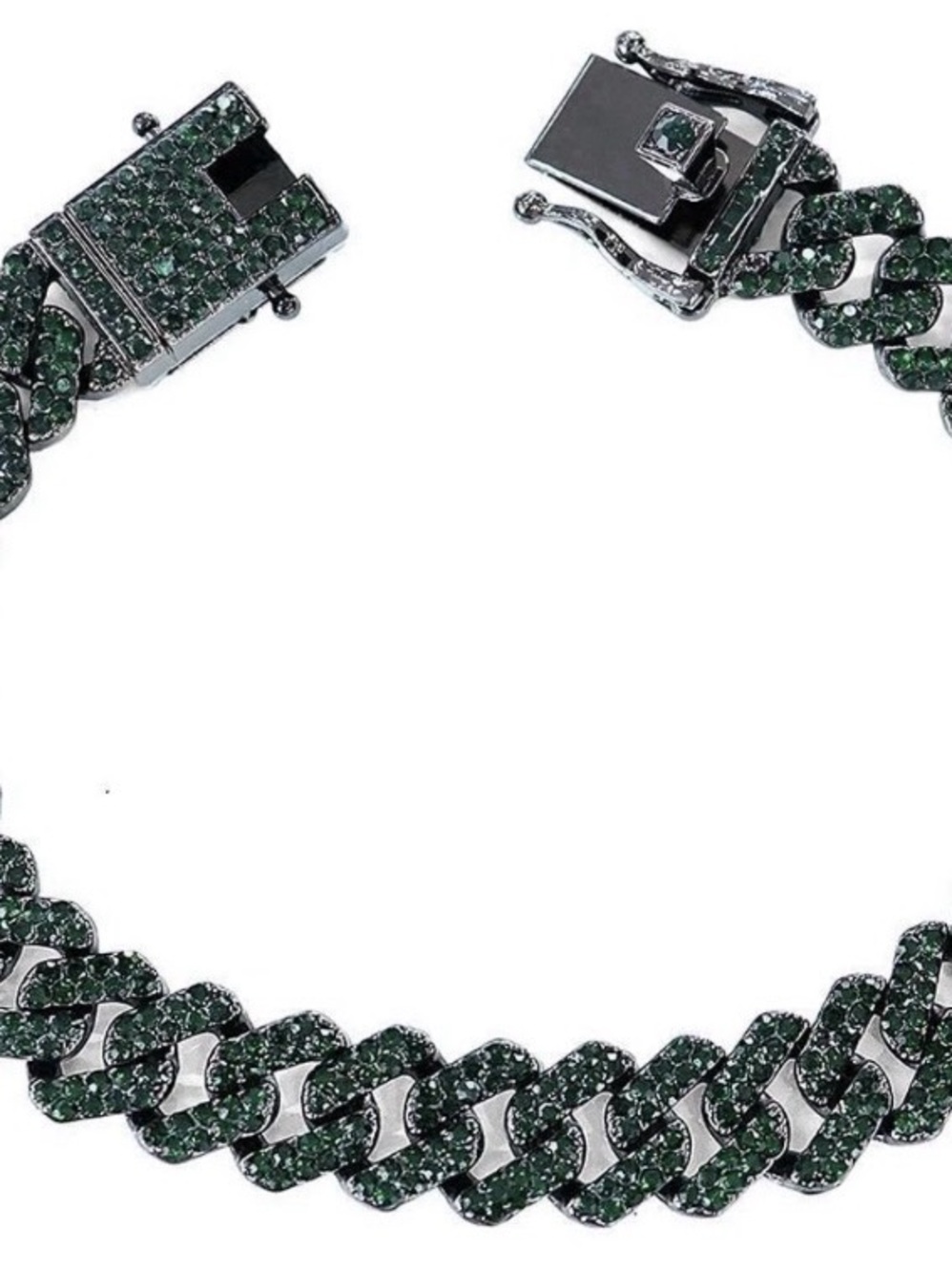 80894 - Invicta Elements Unisex Thin Drip Chain Bracelet, Money Green 200 mm